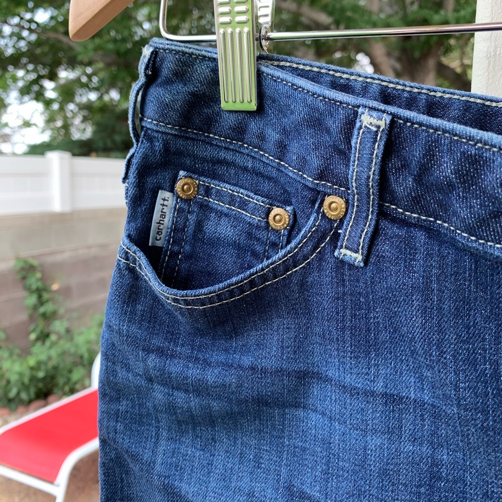 Carhartt Original Fit Denim Skirt 2 - Picture 5 of 7